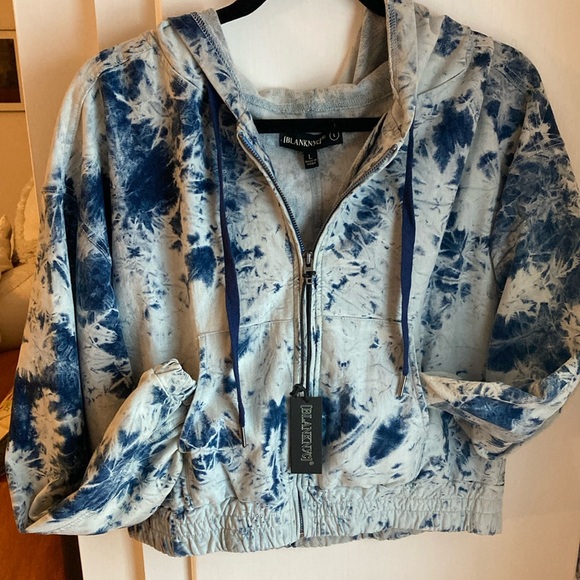 Blank NYC Tops - Blank NYC Tie Dye Hoodie NWT
